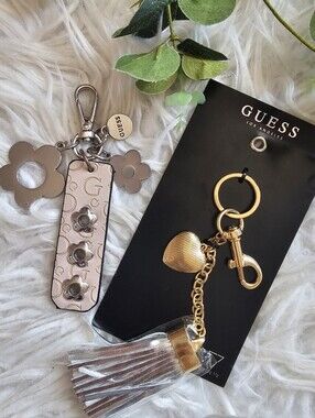 Guess 2 Keychains/Bagcharms Bundle